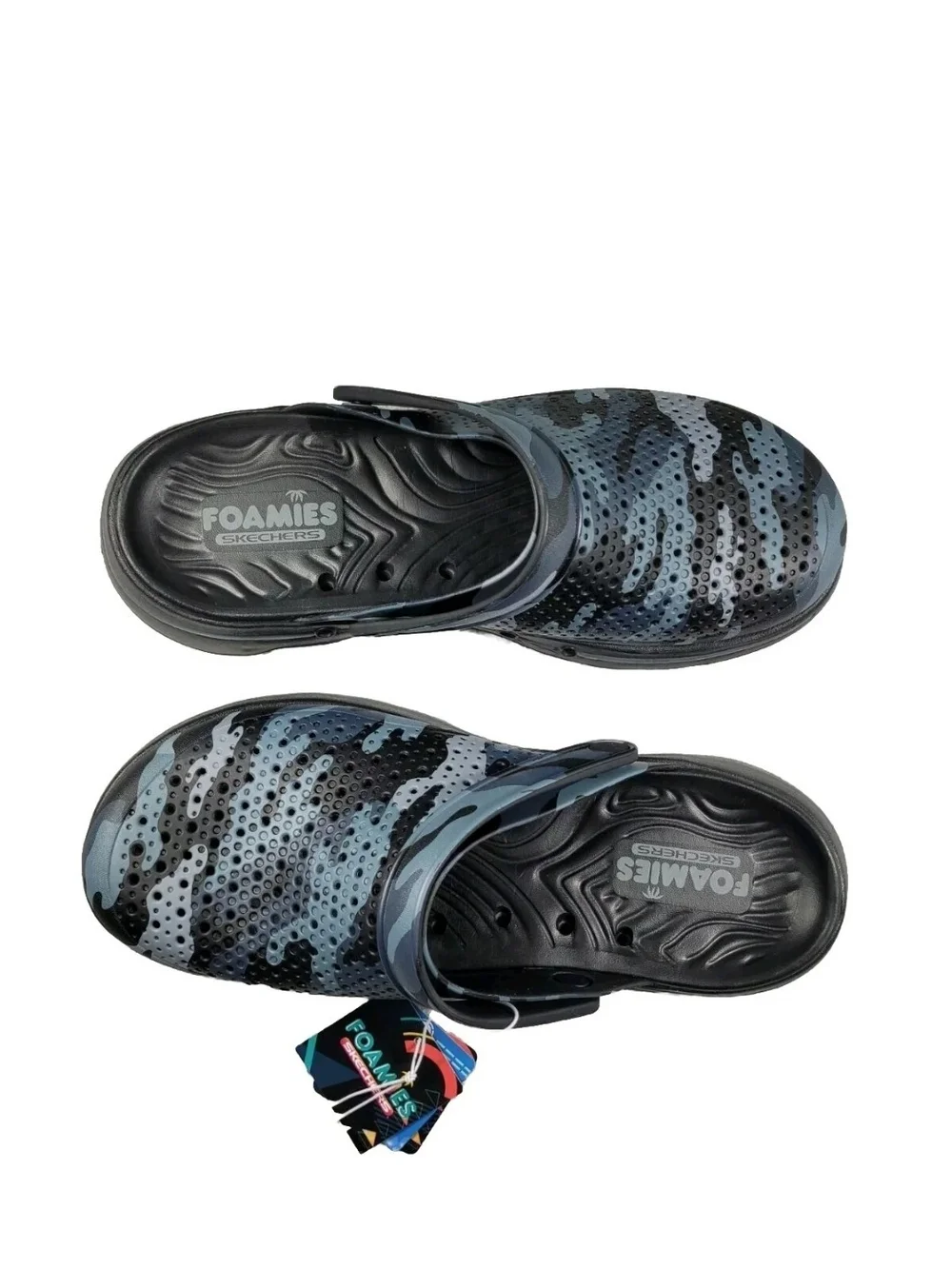Skechers Go Walk 5 Hideout Mens Size 9.5 Camo Clogs Shoes NWT